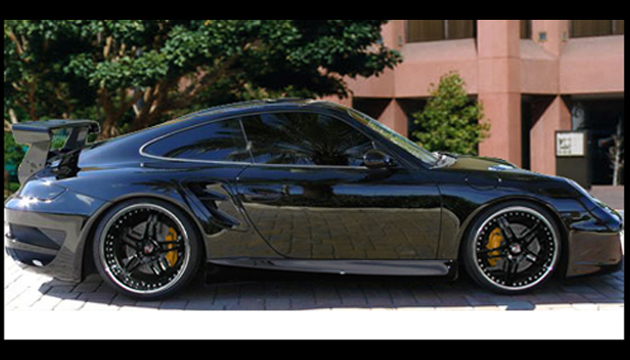 Porsche 997 Turbo with GT Body Kit & Wing.