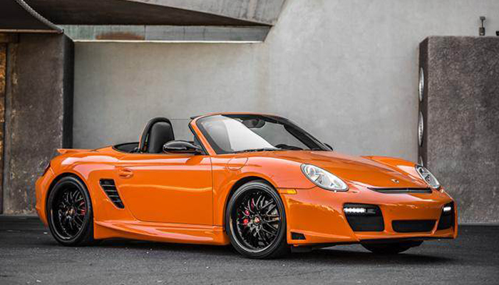 Porsche 987 Boxster with GT Body Kit.