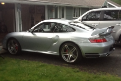 Porsche 997 with GT2 Bolt on Wing.