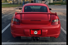 Porsche 987 Cayman with GT3 RS Style Wing.
