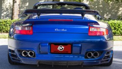 Porsche 997 Turbo Type 1 Rear Skirt with Finned Diffuser