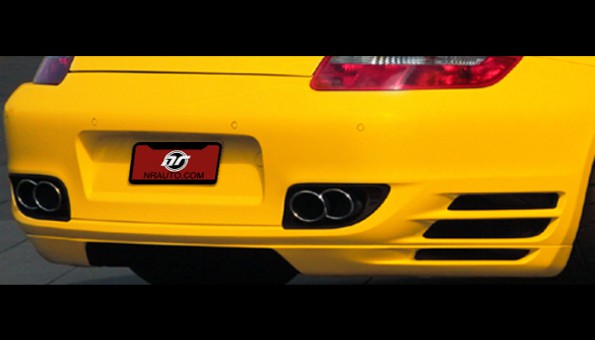 Porsche 997 Turbo Type 1 Rear Skirt with Finned Diffuser | Winn Auto ...