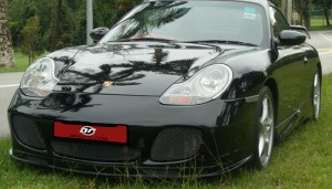 Porsche 996 Turbo Style Polyurethane Front Bumper 1999-2001